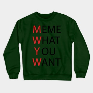 MWYW Simple Vertical Crewneck Sweatshirt